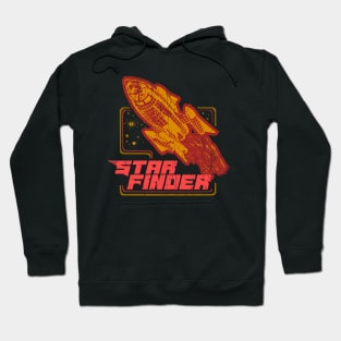 Star Finder vintage spaceship sci fi Hoodie